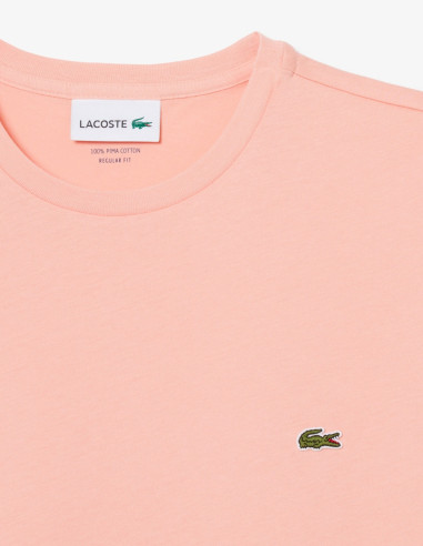 Camiseta Lacoste Crewneck Rose Hombre TH6709 | Manzanos Moda