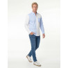 CAMISA SPAGNOLO LISTAS COMBI AZUL BLANCO