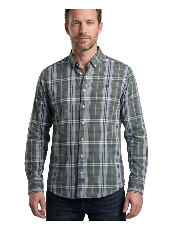 Camisa Spagnolo Hombre Verde Viyela Cuadros 104002546V21