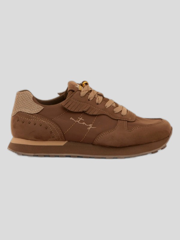 Zapatillas MTNG Kaia Dubly Taupe | Calzado Vegano