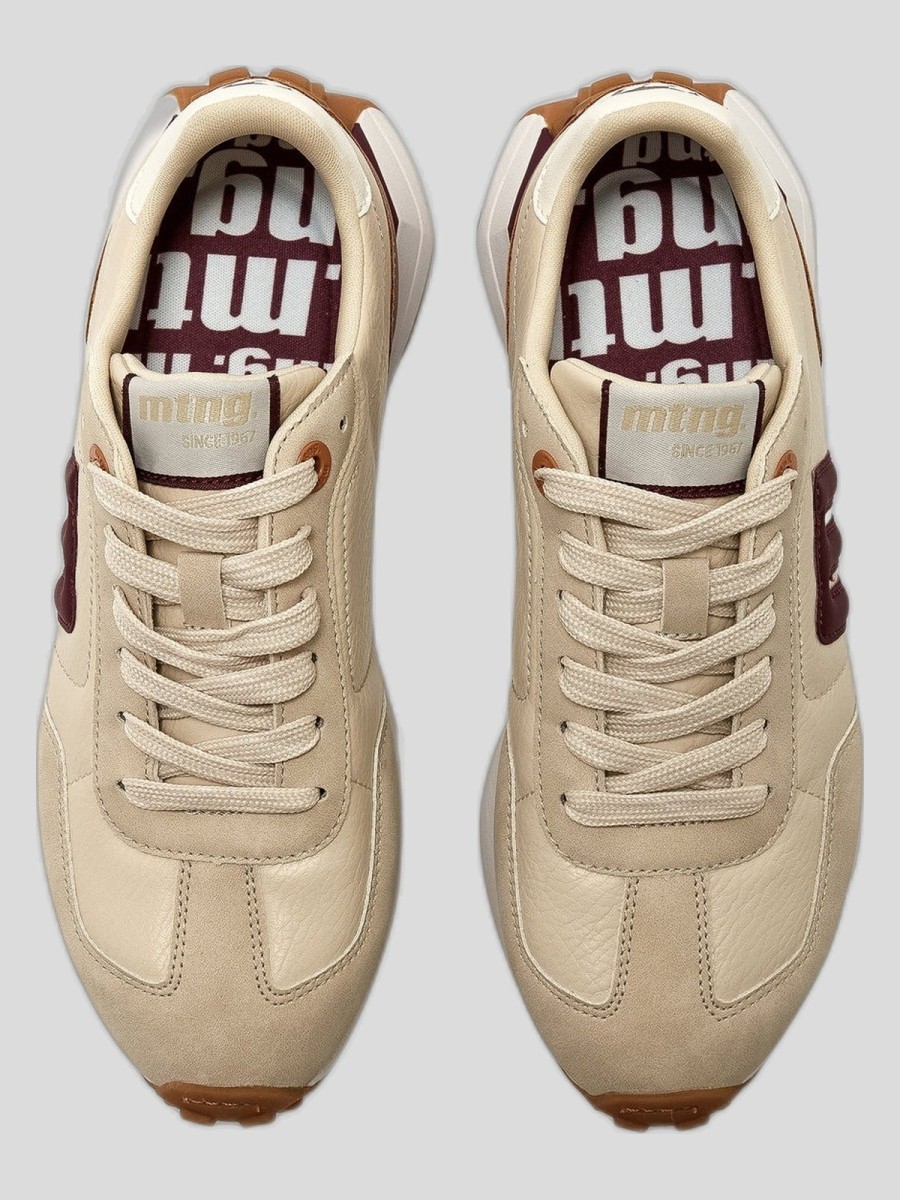 Zapatillas MTNG Zinc Mujer Crema Veganas