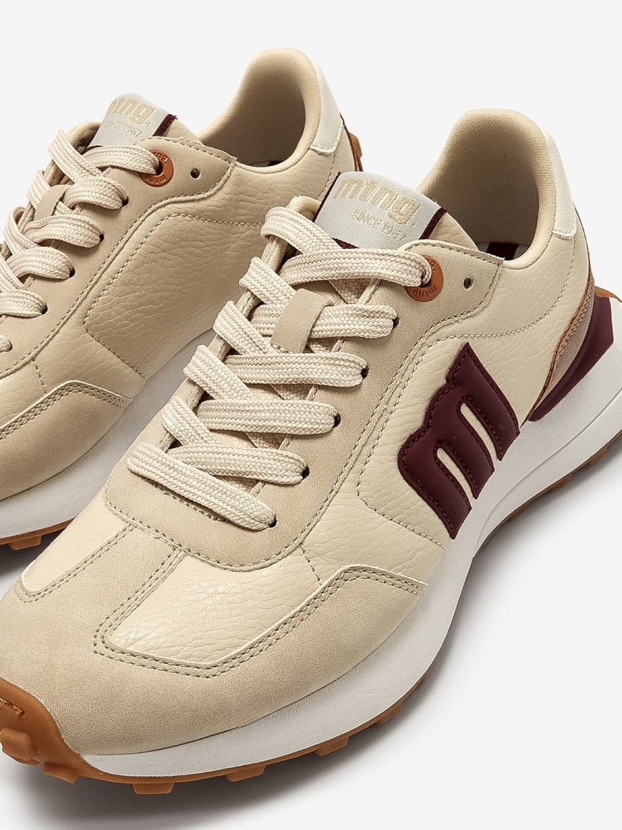 Zapatillas MTNG Zinc Mujer Crema Veganas