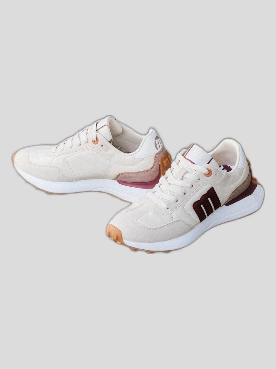 Zapatillas MTNG Zinc Mujer Crema Veganas