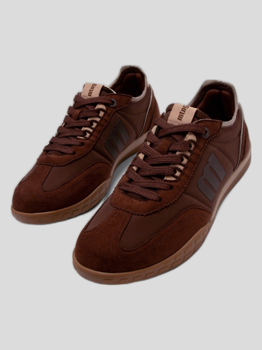 Zapatillas MTNG Basilea Hombre Marrón Moka