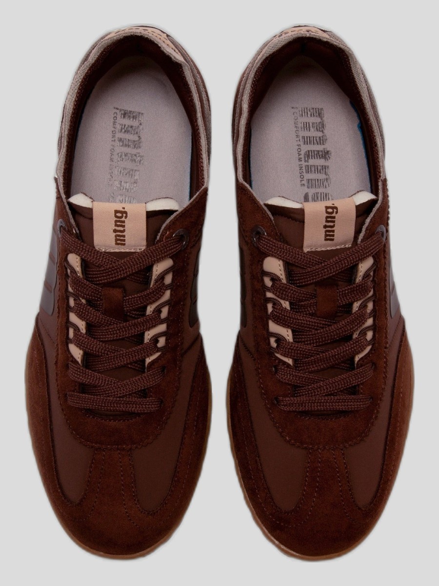Zapatillas MTNG Basilea Hombre Marrón Moka