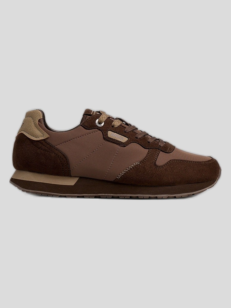 Zapatillas MTNG Hombre Marrón Veganas Comfort