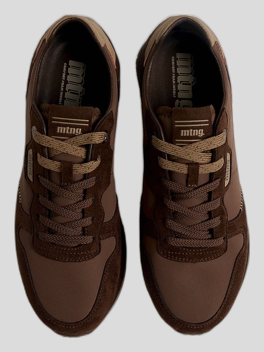 Zapatillas MTNG Hombre Marrón Veganas Comfort