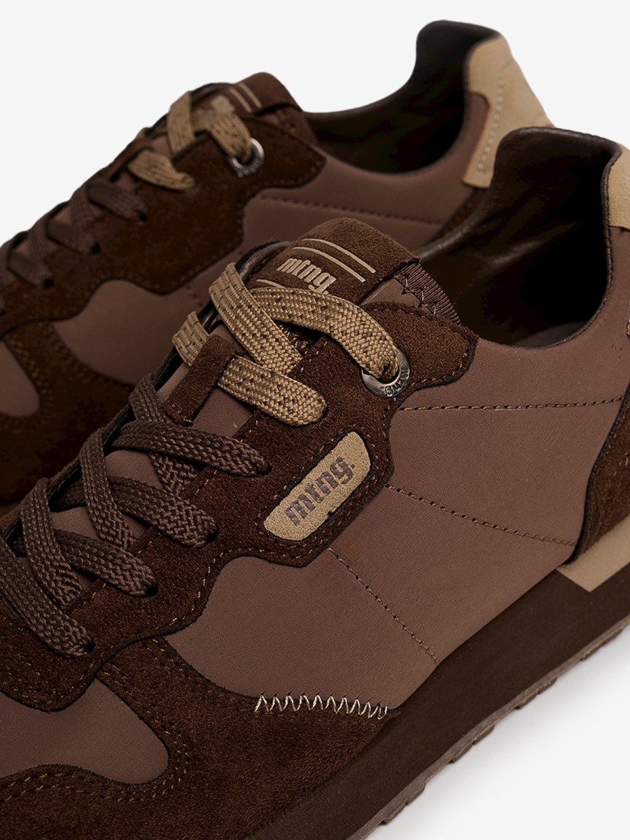 Zapatillas MTNG Hombre Marrón Veganas Comfort
