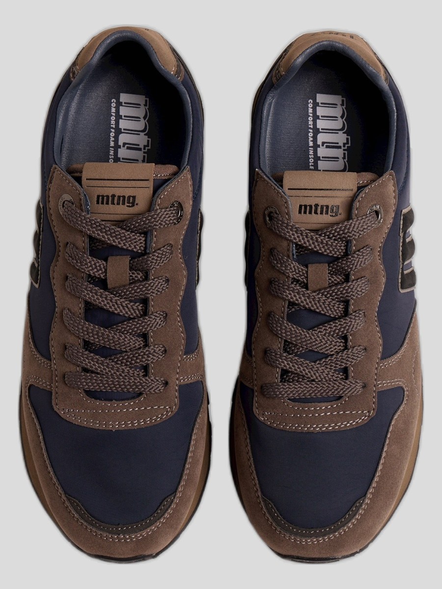 Zapatillas MTNG Retro Running Hombre Azul Marino