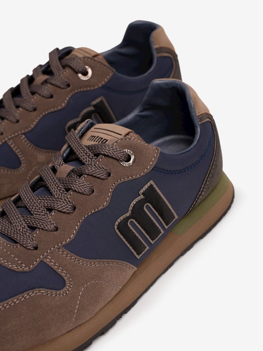 Zapatillas MTNG Retro Running Hombre Azul Marino