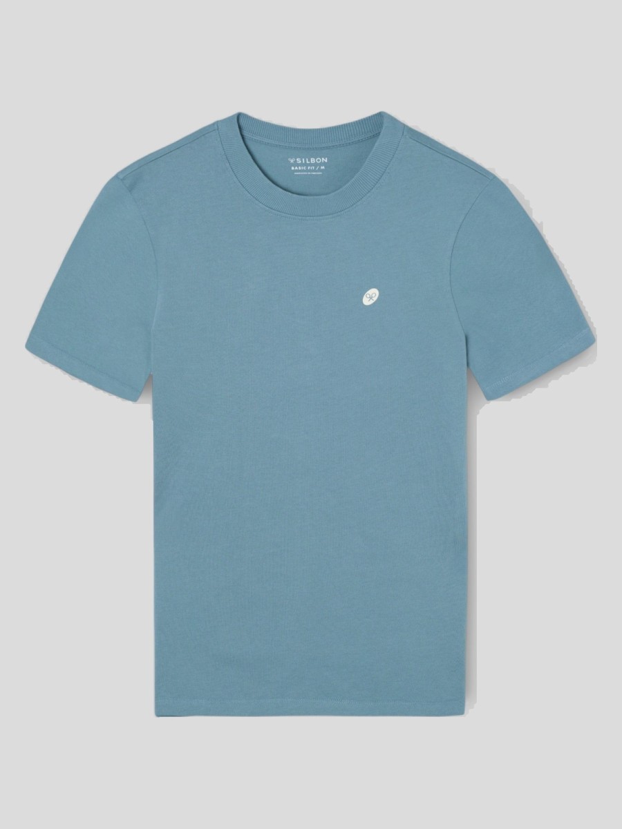 Camiseta Silbon Pen Marker 100% Algodón Petróleo