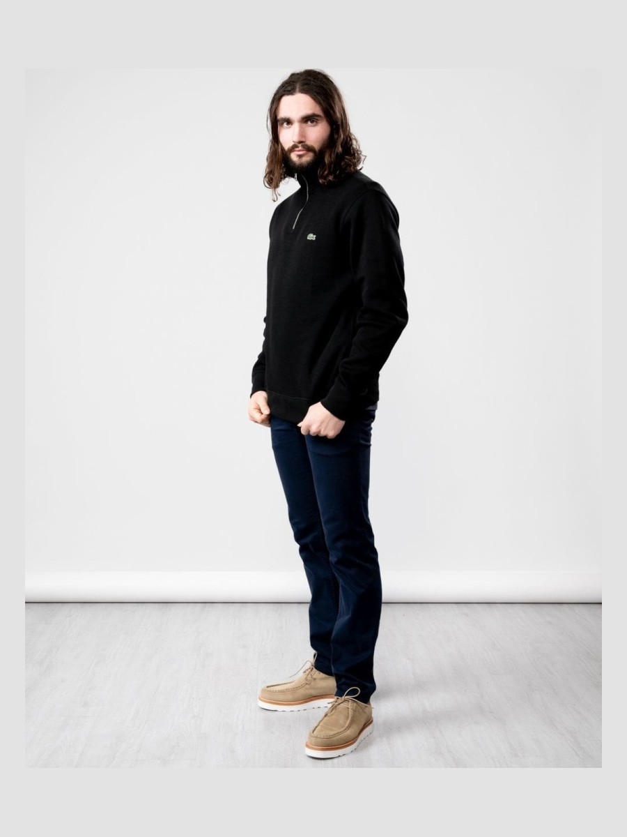 Sudadera Lacoste Hombre 100% Algodón Negro SH1927