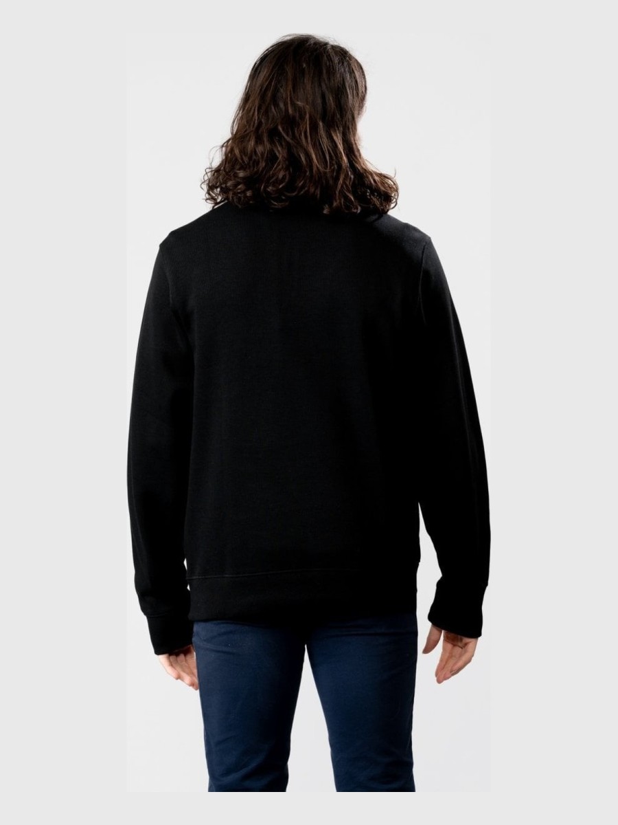 Sudadera Lacoste Hombre 100% Algodón Negro SH1927
