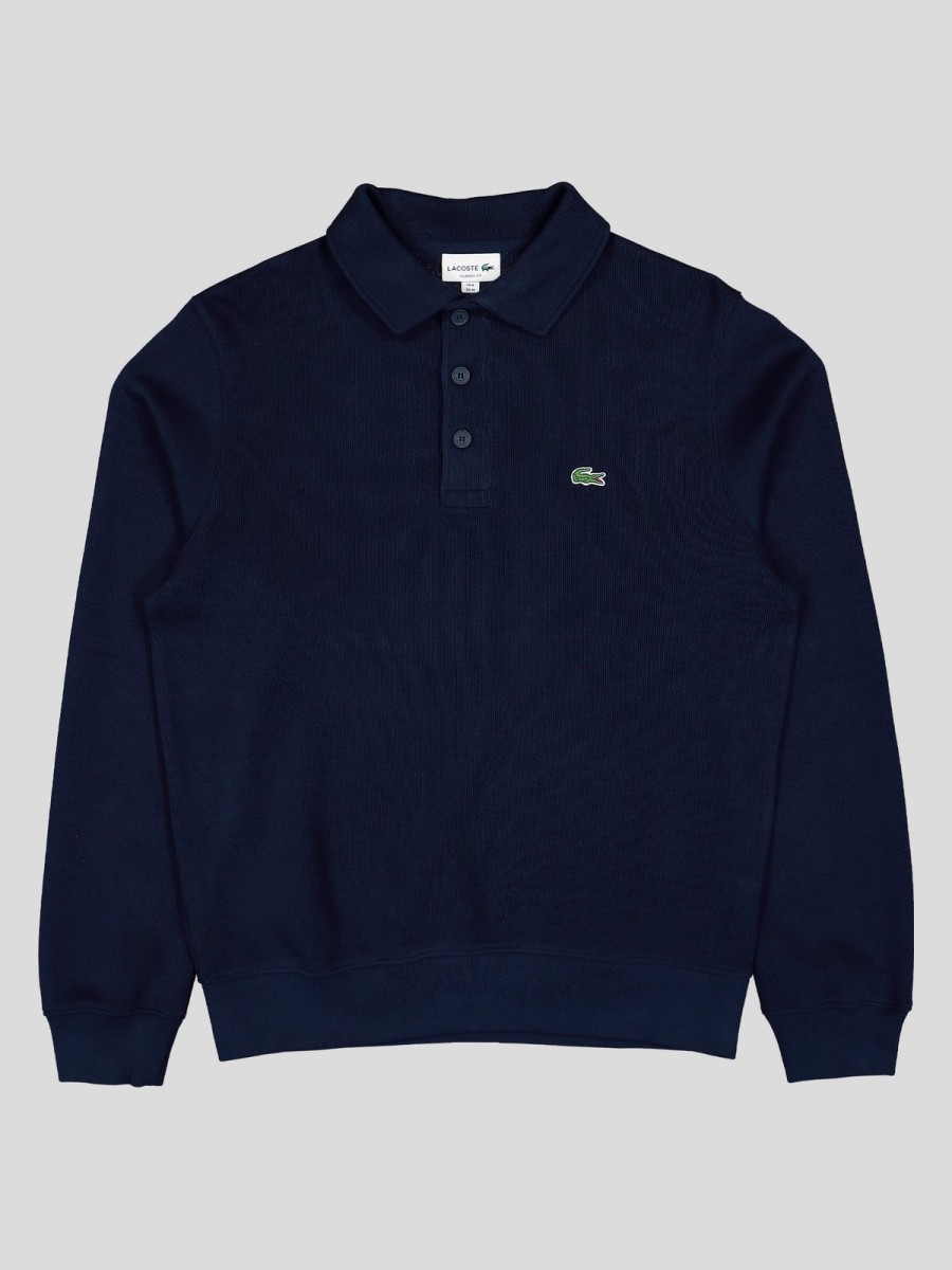 Sudadera polo Lacoste para hombre en 100% algodón