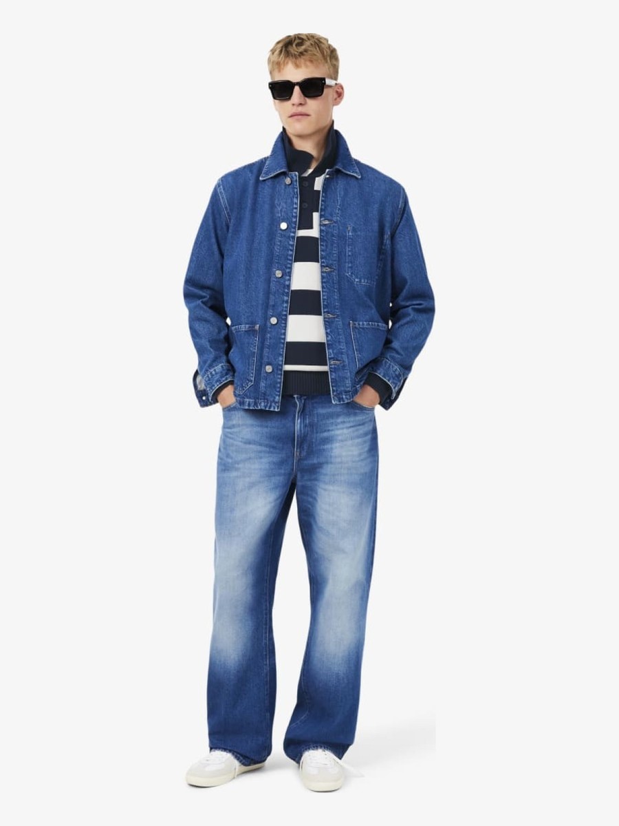 Polo Lacoste de manga larga a rayas AH0488