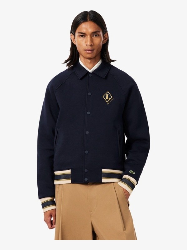 Cazadora Lacoste Varsity de Jersey en Algodón