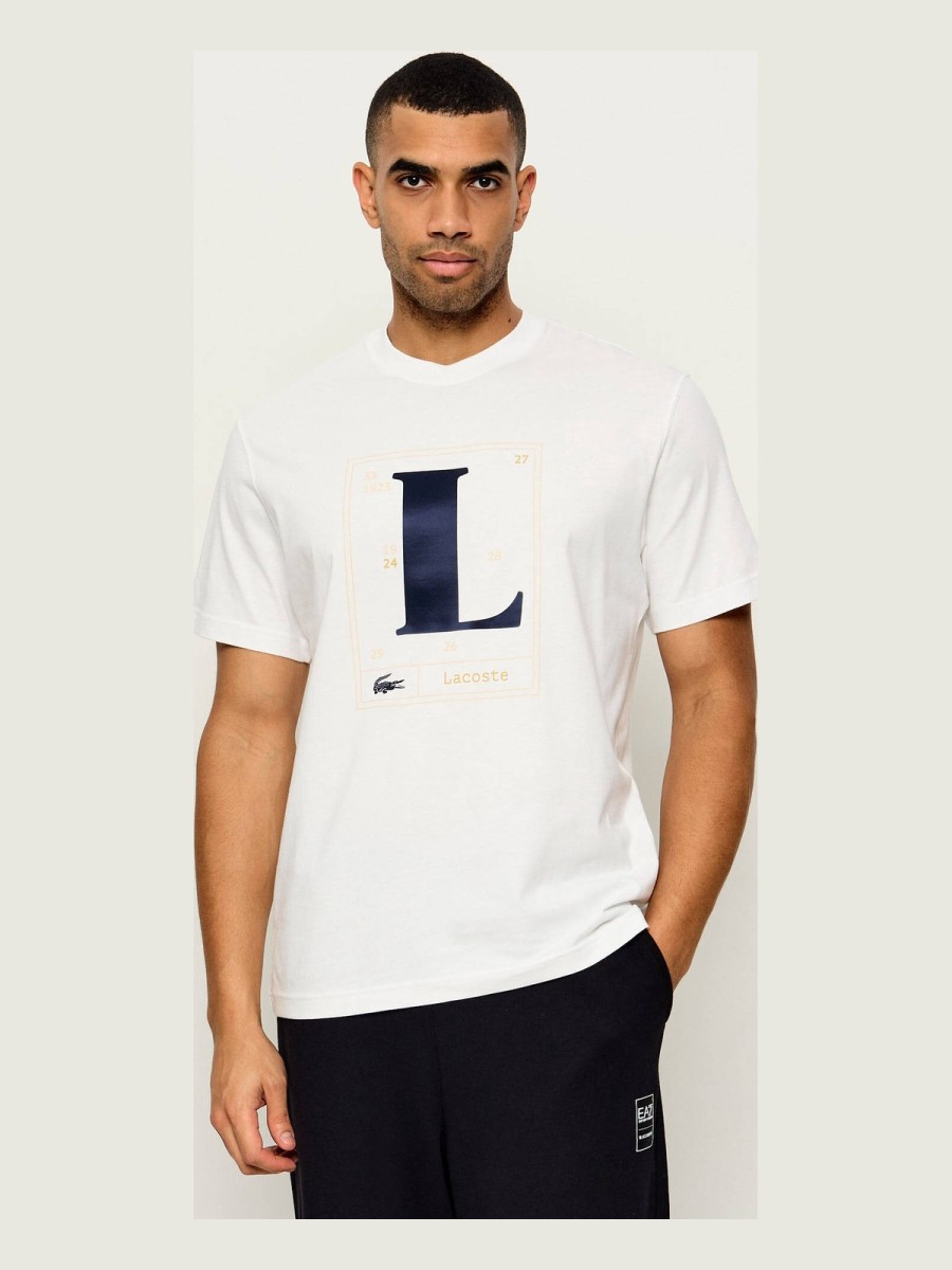 Camiseta Lacoste 100% Algodón Logo Farine