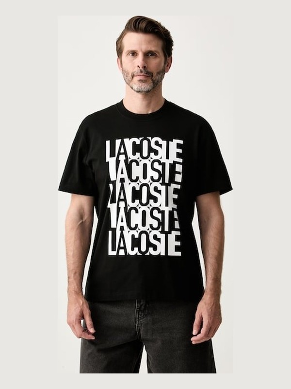 Camiseta Lacoste Hombre 100% Algodón con Gráfico
