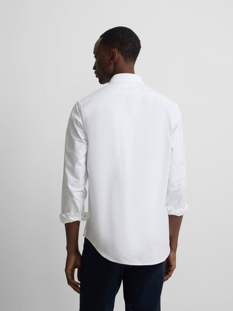 Camisa SILBON Sport Oxford Slim Fit Blanco
