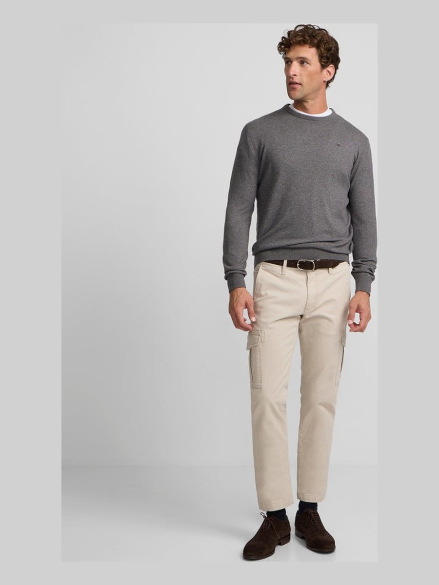 Jersey SILBON Gris de Algodón BCI y Cashmere