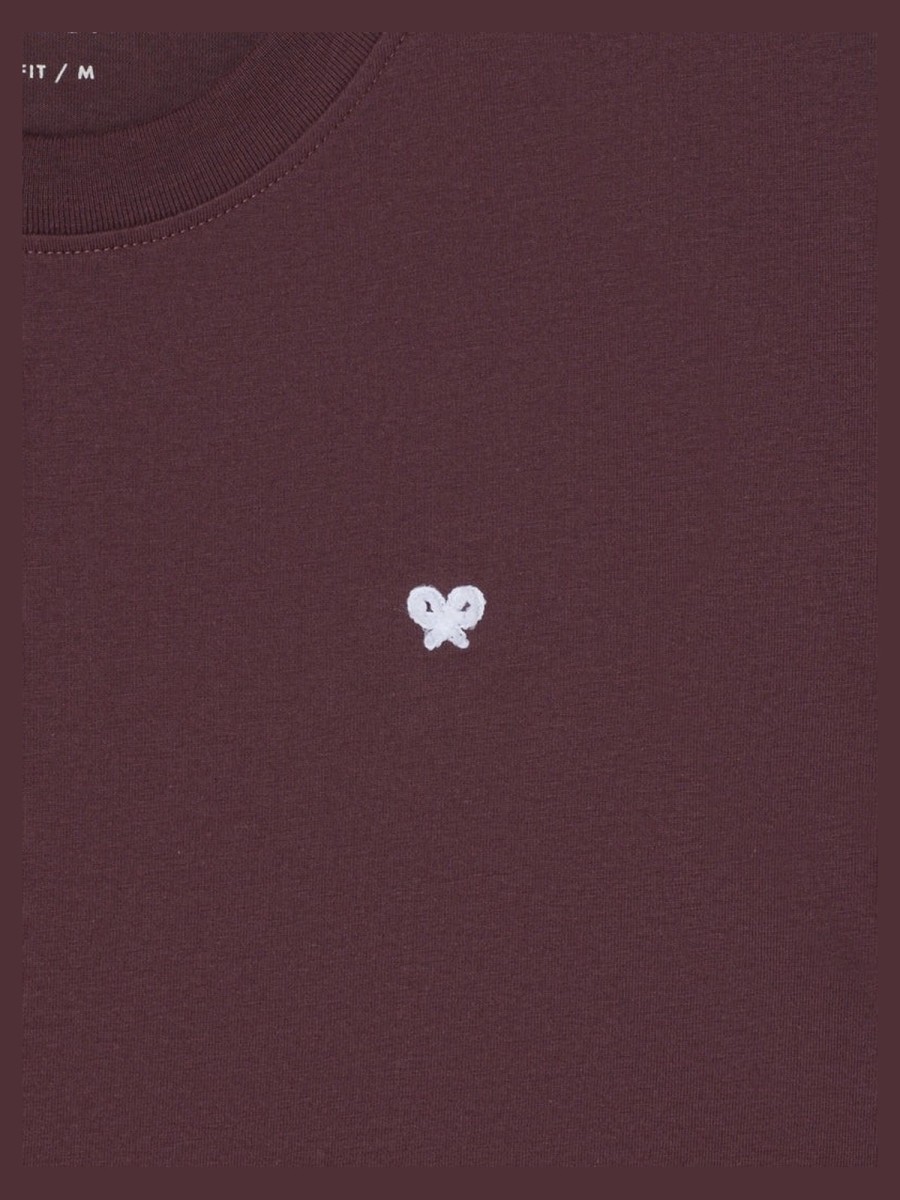 Camiseta Silbon Burdeos 100% Algodón Outfit