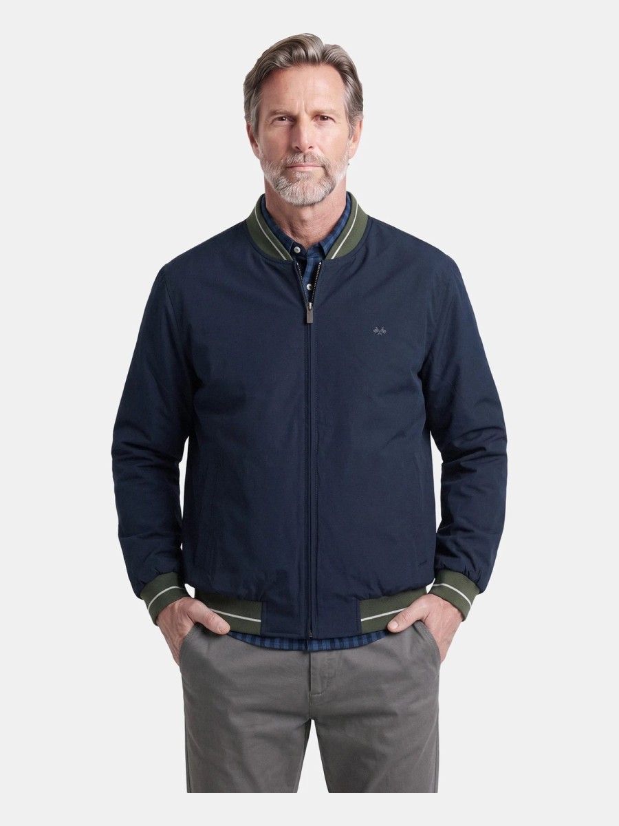 Cazadora Reversible Spagnolo Hombre Marino Verde